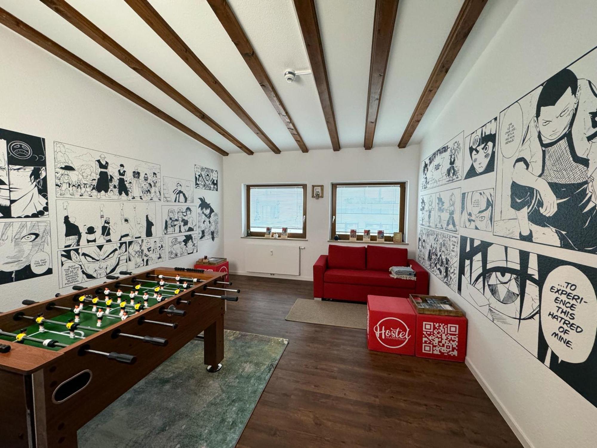 Hostel Mannheim Exterior photo The 2019-2020 common room